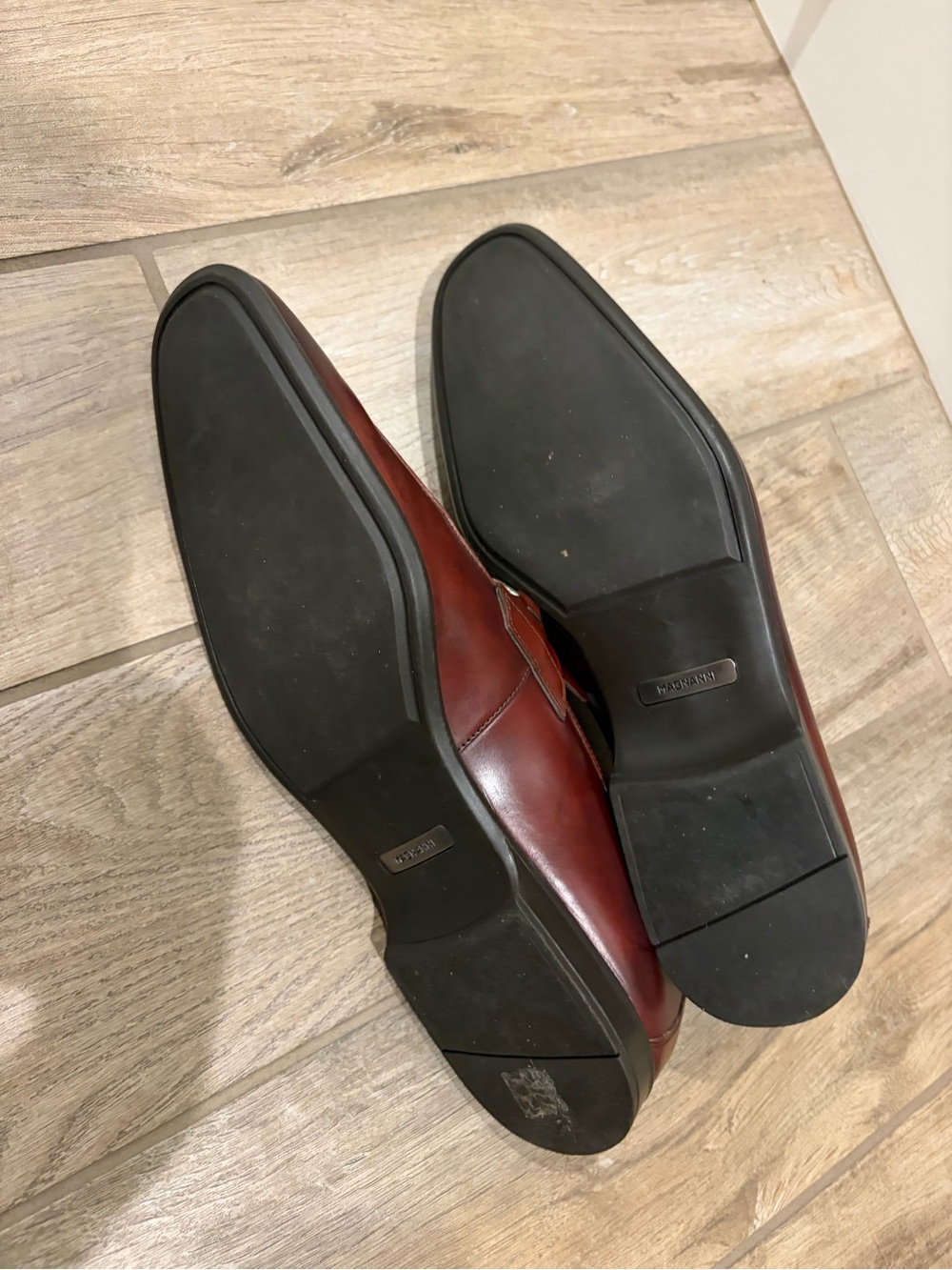 Magnanni for Neiman Marcus leather horsebit loafers men’s size 11 - Picture 6 of 9